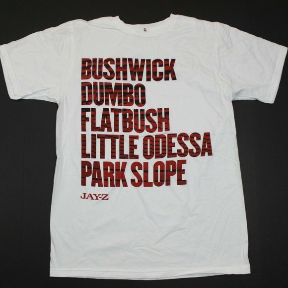 Jay-Z New York Brooklyn Boroughs Tee - M - Picture 1 of 5